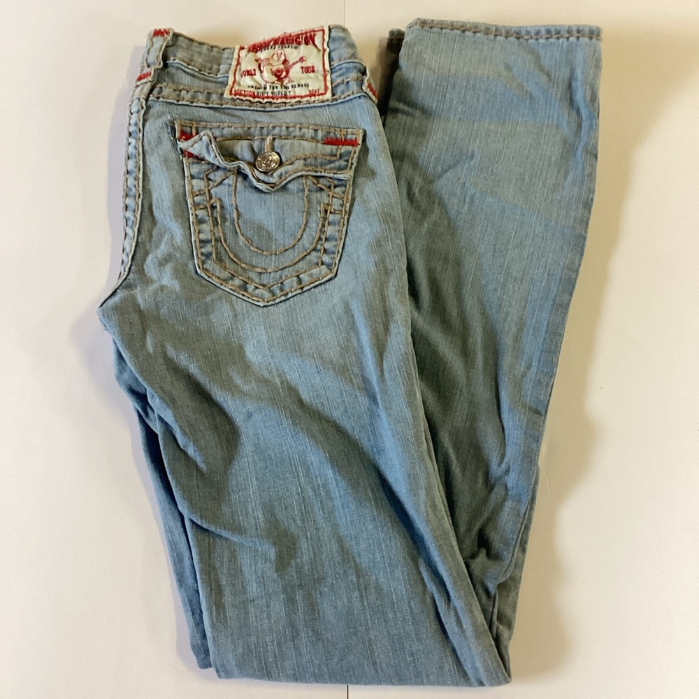 True Religion Billy Super T Light Wash Jeans